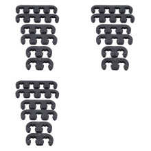 18pcs 7mm 8mm Plastic Wire Separators Dividers Looms Universal Black Separators Dividers for Chevy