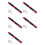 5X Trailer Tail Light Bar, 14.2 Inch Red Clearance Identification ID  Light with Bracket 1