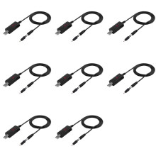 8X USB 5V to 9V 12V Power Cable for Route Charge WIFI Adapter Wire USB Boost Module Converter Via Powerbank USB