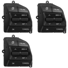 3X 96700-C1510 Right Speed Cruise Control Button for Sonata LF 2015-2018 Steering Wheel Cancel Button