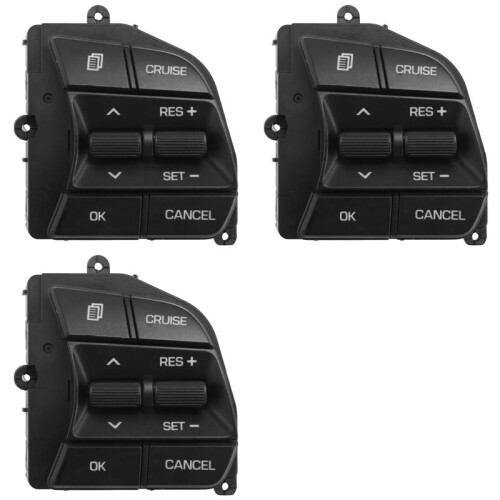 3X 96700-C1510 Right Speed Cruise Control Button for  Sonata LF 2015-2018 Steering Wheel  Cancel Button