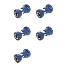 5X Fire Hose Nozzle for Garden Hose, Heavy Duty Fireman Style Garden Hose Nozzles, Leak Proof & Adjustable Water Nozzle