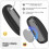 2X Mouse Charger for Magic Mouse 2 USB C Wireless Charging Support Ergonomic Grip&Mouse Base for Magic Mouse 2 Black 6