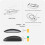 2X Mouse Charger for Magic Mouse 2 USB C Wireless Charging Support Ergonomic Grip&Mouse Base for Magic Mouse 2 Black 7