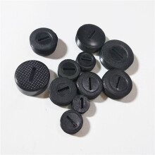 50 Paia di Parti di Utensili Elettrici Copertura Spazzola di Carbone 14 mm Tondo In Gomma Dado Stopper Cappucci Custodia Accessori per Smerigliatrice