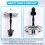 2X Car Door Check Restrict Stop for   E210 2019-2025 Car  Strap Rear Right 10