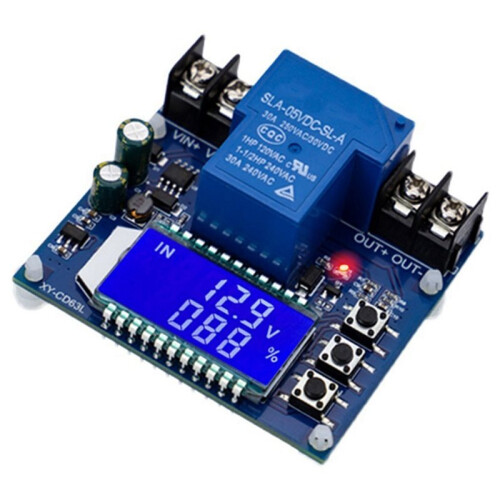 2X XY-CD63L 30A Battery Charge Discharge Controller Low Voltage Cut Off  Undervoltage Overvoltage Protection 1