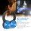 450BT Bluetooth-Headset verstellbar, Blau 19