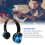 450BT Kabelloses Bluetooth-Headset, Blau 12