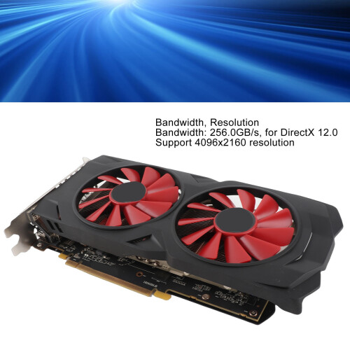 RX580 8GB GDDR5 256Bit Grafikkarte 2 Lüfter 1