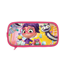 (StyleF) Pencil Hatcher Abby Case For Students Storage Organizer Polyester Material With