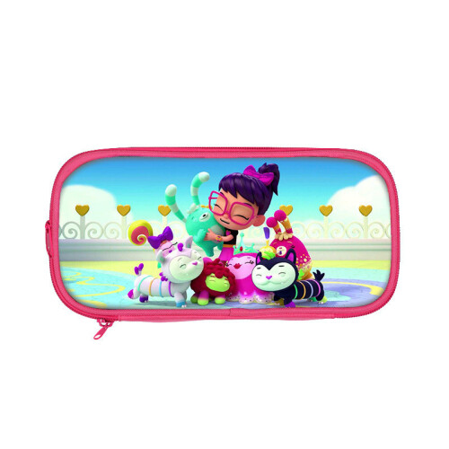 (StyleH) Pencil Hatcher Abby Case For Students Storage Organizer Polyester Material With