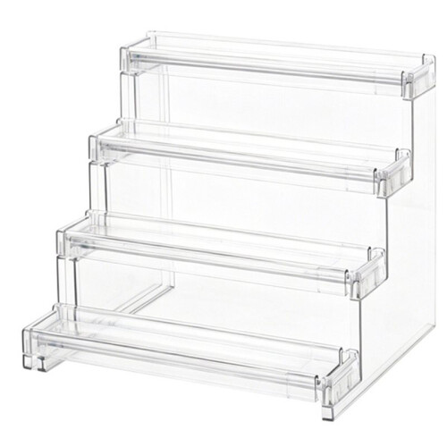 Multi-Functional Display Stand, Display Riser Shelf Tool-Free Assembly Kitchen Cabinet Storage