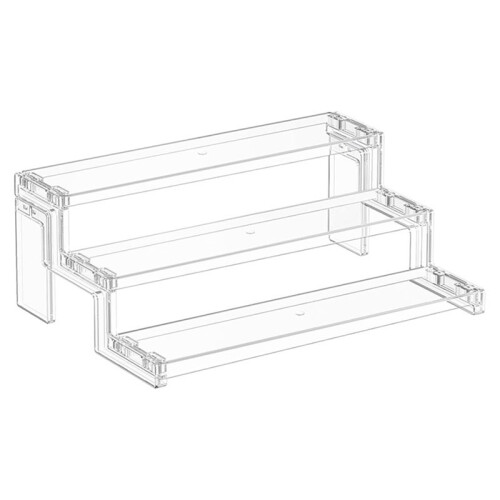 Multi-Functional Display Stand, Display Riser Shelf Tool-Free Assembly Kitchen Cabinet Storage 2