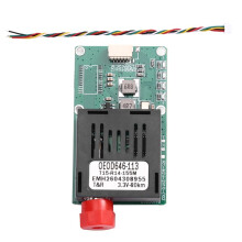 Módulo de Transceptor Óptico TTL de 80KM 1 Canal Video+UART & TTL & SBUS FC/UPC 5.5-26V para Drones RX Extremo Terrestre