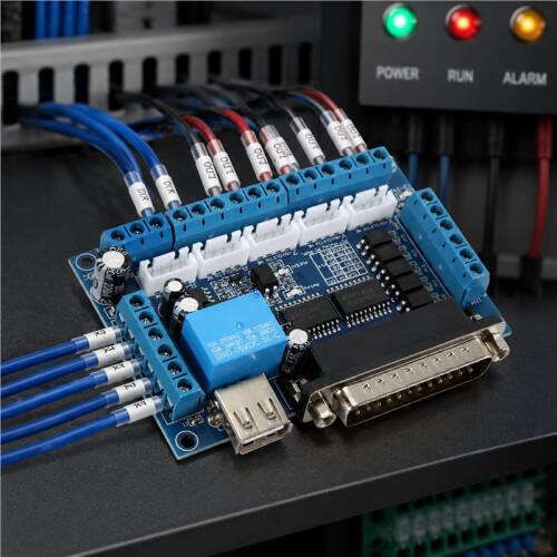 Driver Board MACH3 Engraving Machine 5 Axis CNC Breakout Board with Optical Coupler for Stepper Motor Drive Controller 1