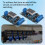 2Pcs DC12-24V Dual MOS Digital  Delay Relay Trigger Cycle Timer Delay  Circuit Board Timing Control Module 6