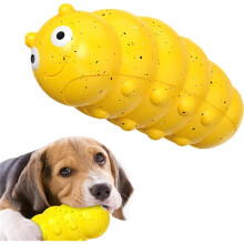 Natural Rubber Dog Toy – Indestructible Chew Toy (Yellow)