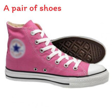 (Pink High top,EU36)Herren Damen Hoch Turnschuhe Klassisch Leger Sportlich Canvas Schuhe Geschenk Mode