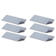 6 Pièces de Protection en Silicone pour Presse à Chaud 1/8 Pouces X 4 Pouces X 8 Pouces, Accessoires pour Tapis Presse en Mousse Double Face pour