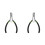 2X 2UUL DA83 Basic Pliers High Precision Diagonal Cutter for Phone Motherboard Shield Cover Wire Cutting Nipper Tool 1