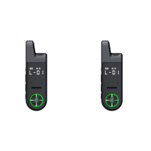 2X 48g Ultra-Thin Walkie Talkie Type C Fast Charging Analog UHF Radio with Display for Beauty Salon Book Store