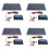 4X Solar Panel 10W 12V Polycrystalline IP65 Waterproof Portable 30A Solar Charge Controller Combo for Outdoor 1