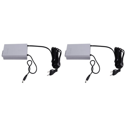 2X 12V-2A Uninterruptible Power Supply for WiFi Modem Router Security Camera UPS Battery Backup 3600mAh EU Plug