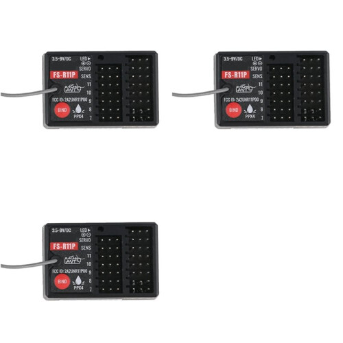 3X FS-R11P Receiver for FLYSKY G11P Remote Controller