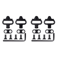 4X MTB Cleats for SH51 SPD Multi-Release Pedal Clips for Mountain Bike Shoes Cycling Bicycle Accessories Set