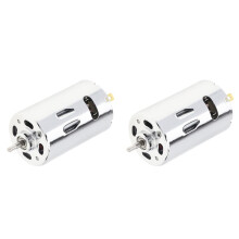 2X RS555 High Torque Micro-Motor 12-24V for DIY Electric Tools, Drills, and Mills