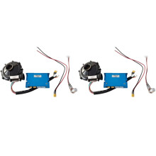 2X WM7060 Ventilator Driver Set Centrifugal Brushless Air Blower High Pressure Turbo Fan for Cooling Equipment 12V
