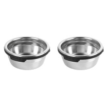 2X Double Cup Filter Basket for Luxe ES601 ES701, Coffee Pressurized Porous Filter