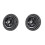 2X Conjunto de Pneu Sólido Tipo Colmeia de 8 Polegadas com Cubo de Roda 200X45-110 para Scooter Elétrica e Cadeira de Rodas. Não Inflar. Diâmetro 1