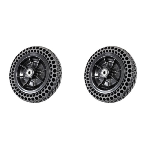 2X Conjunto de Pneu Sólido Tipo Colmeia de 8 Polegadas com Cubo de Roda 200X45-110 para Scooter Elétrica e Cadeira de Rodas. Não Inflar. Diâmetro