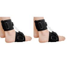 2X Drop Foot Brace with Reel-Adjust Dorsiflexion Drop Foot Support Lifting Foot Drop Brace for Walking with Shoes