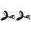 2X Video Cable Coaxial Cable Camera PU Spring Wire Right Angle BNC to Right Angle BNC 1