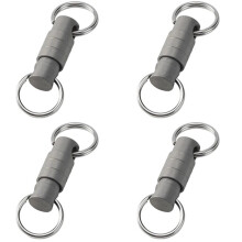 4X Titanium Quick Release Keychain Buckle - Key for Outdoor Use, Compact