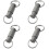 4X Titanium Quick Release Keychain Buckle - Key  for Outdoor Use, Compact 1