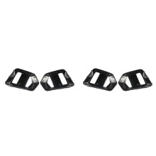 4x Car Front Fog Light Frame Fog Light Grille Trim for Focus MK3 MK3.5 2012-2018 Glossy Black