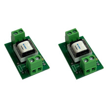 2X Single Channel Audio Isolator Alloy Transformer Current Acoustic Noise Eliminator Transformer Isolation Cow 1 Channel