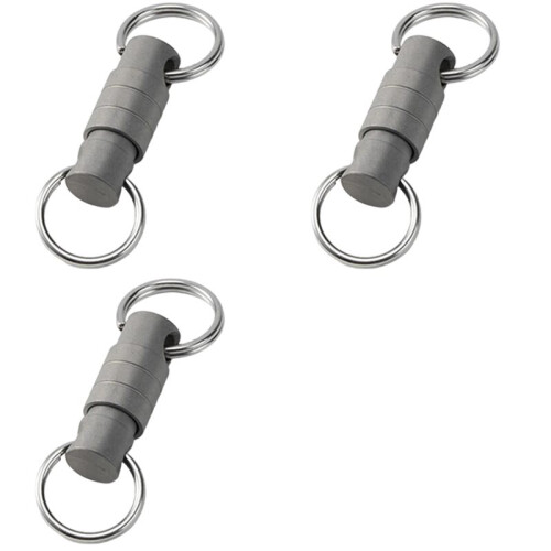 3X Titanium Quick Release Keychain Buckle - Key  for Outdoor Use, Compact