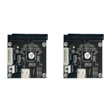 2X Memory Card to IDE Hard Disk Drive Adapter for Micro- TF Card to IDE 40Pin 3.5inch Male Adapter