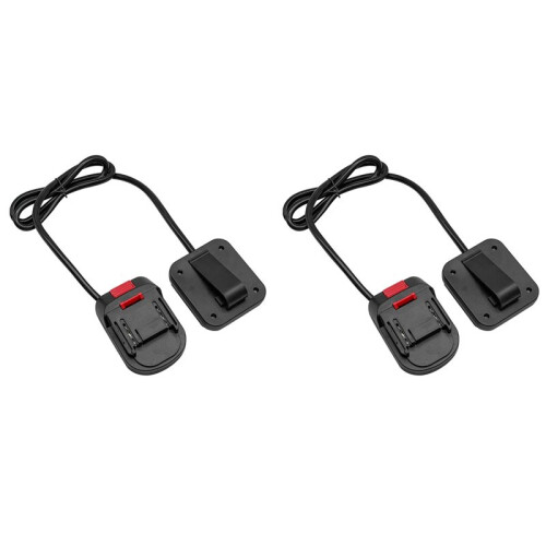 2X Expansion Cable Battery Adapter Splitter Extended Cable 18V Battery Connector Weight Reducer High Power for