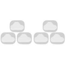 6 Stuks Geurverwijderende Tabletten voor Kattentoiletaccessoires van PetSnowy Professional Cleaning Supplies, Wit