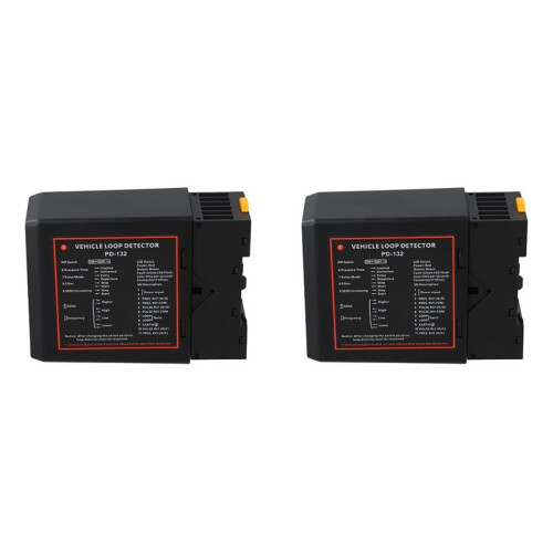 2X Inductive Loop Detector, PD-132 Single Vehicle Sensor Module for Automatic Door and Parking Access Control 220V