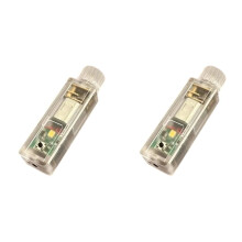 2X Hand-Twisted Self-Generating Lamp EDC Fidget Toys Plastic Decompression Toy ADHD Anti-Anxiety Toy Outdoor Lighting A