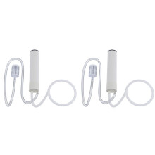 2X Pompa Wodna Elektryczna z Akumulatorem USB Typu C i 1-Metrowym Wylotem Wody, Pompa do Wina z Filtrem