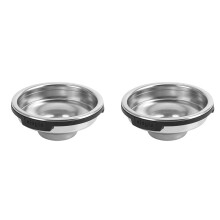 2X Single Cup Filter Basket for ES701, Coffee Pressurized Porous Filter, Portafilter Basket Reusable Coffee Filter