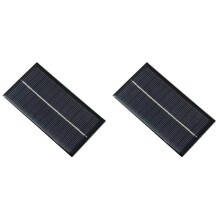 2X 6V 1W Zonnepaneel, Draagbare Zonnecel voor Het Opladen van 3,7V en 4,2V Lithiumbatterijen, -Zonnesysteem, Doe-Het-Zelf Speelgoedbatterijladers
